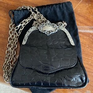 Glen Miller for Ann Turk(made in the USA) mini black bag.